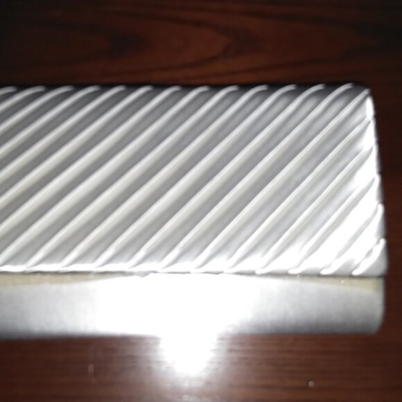 Dyeable White Clutch Purse with Option to Wear as an Over the Shoulder Purse - Picture 2 of 9